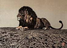 画像をギャラリービューアに読み込む, 【真作保証】吉田遠志　Lion
