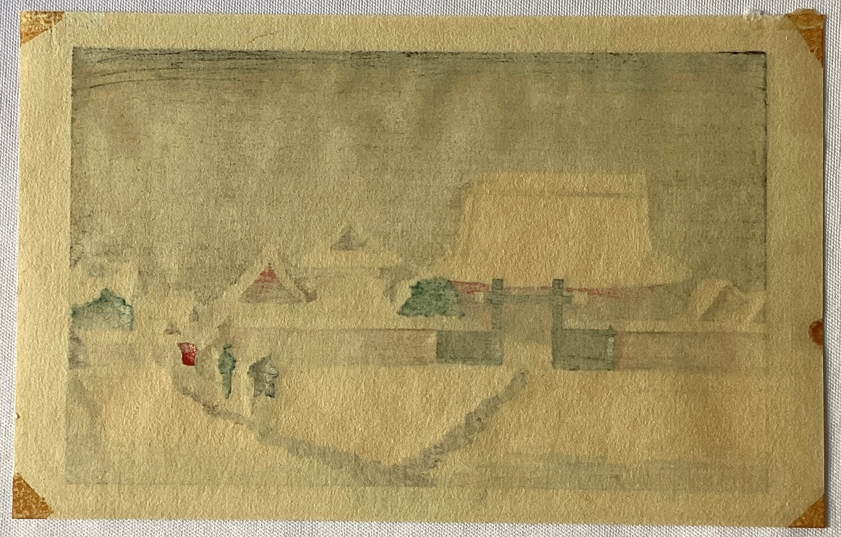 真作保証】井上安治 浅草東門跡 復刻版 Inoue Ysuji Japanese