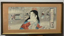 画像をギャラリービューアに読み込む, 【真作保証】小林清親　花模様　享保
