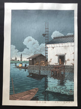 Load image into Gallery viewer, 【Genuine guarantee】 Kawase Hasui, Rain at Ushibori
