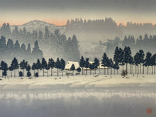 画像をギャラリービューアに読み込む, 【真作保証】宮本秋風　雪景　
