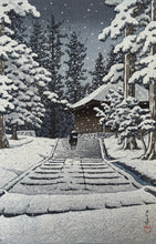 Load image into Gallery viewer, 【Genuine guarantee】KAWASE HASUI, HALL OF THE GOLDEN HUE,HIRAIZUMI 
