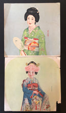 画像をギャラリービューアに読み込む, 美人画５枚セット　
