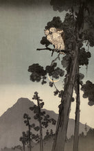 画像をギャラリービューアに読み込む, 【真作保証】吉本月荘　ふくろう
