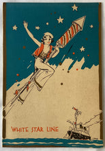 画像をギャラリービューアに読み込む, WHITE STAR LINE 　OLYMPIC　 ディナーメニュー　
