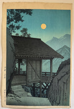 Load image into Gallery viewer, 【Genuine guarantee】Kawase Hasui　The Yama Temple, Yamagata 1941 

