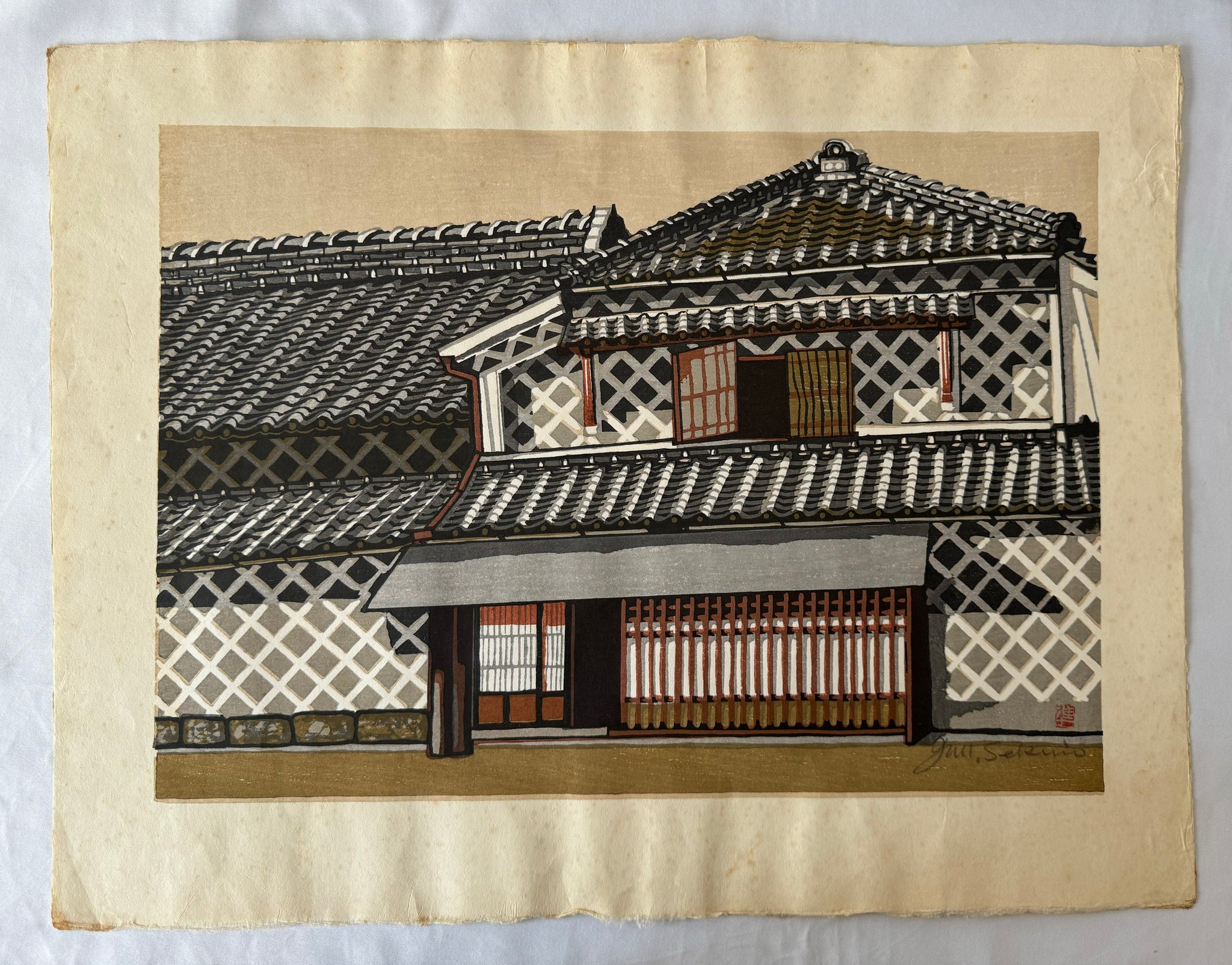 関野準一郎 関野準一郎(せきのじゅんいちろう) - 夜のモンマルトル - 新版画