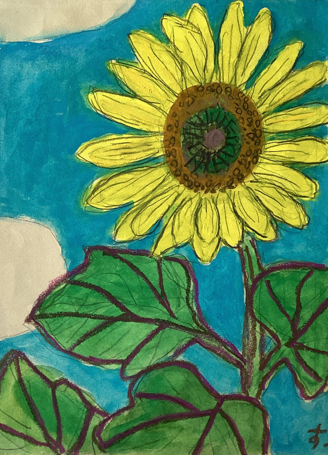 【真作保証】鈴木信太郎　水彩画