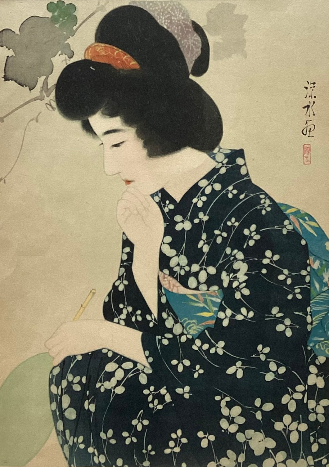 【Genuine guarantee】Ito Shinsui,　No.19