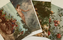 画像をギャラリービューアに読み込む, ラグーザお玉夫人絵画展覧会　絵葉書
