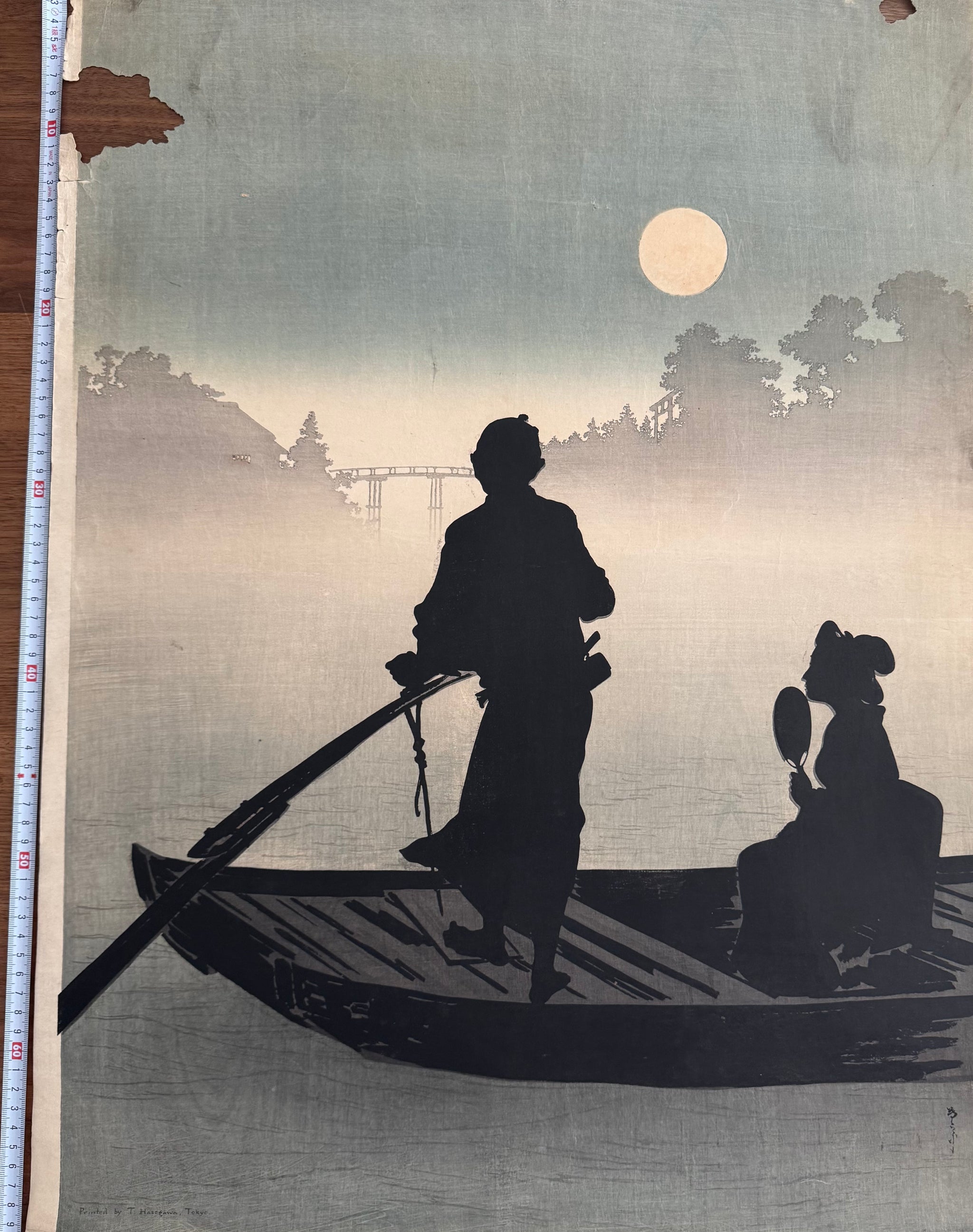 真作保証】新井（歌川）芳宗 Utagawa Yoshimune Japanese woodcut