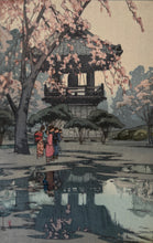 画像をギャラリービューアに読み込む, 【真作保証】吉田博  鐘楼
