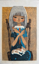 画像をギャラリービューアに読み込む, K.Kawai 　少女とねこ
