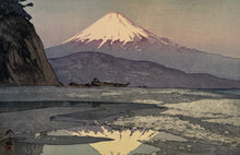 画像をギャラリービューアに読み込む, 【真作保証】吉田博  富士拾景　興津
