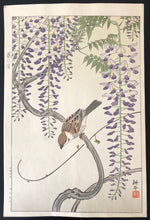 Load image into Gallery viewer, 【Genuine guarantee】 Kougyu,  sparrow with wisteria
