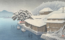 Load image into Gallery viewer, 【Genuine guarantee】KAWASE HASUI, ISHINOMAKI IN THE SNOW
