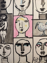 画像をギャラリービューアに読み込む, 猪熊弦一郎　　FACES
