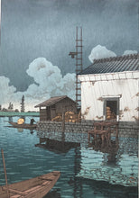 Load image into Gallery viewer, 【Genuine guarantee】 Kawase Hasui, Rain at Ushibori
