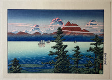 画像をギャラリービューアに読み込む, 【真作保証】川瀬巴水　日本新八景　巴水木版画８葉、山川秀峰２葉
