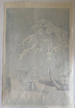 Load image into Gallery viewer, 【Genuine guarantee】Kawase Hasui　Honmon Temple Ikegami 1931　
