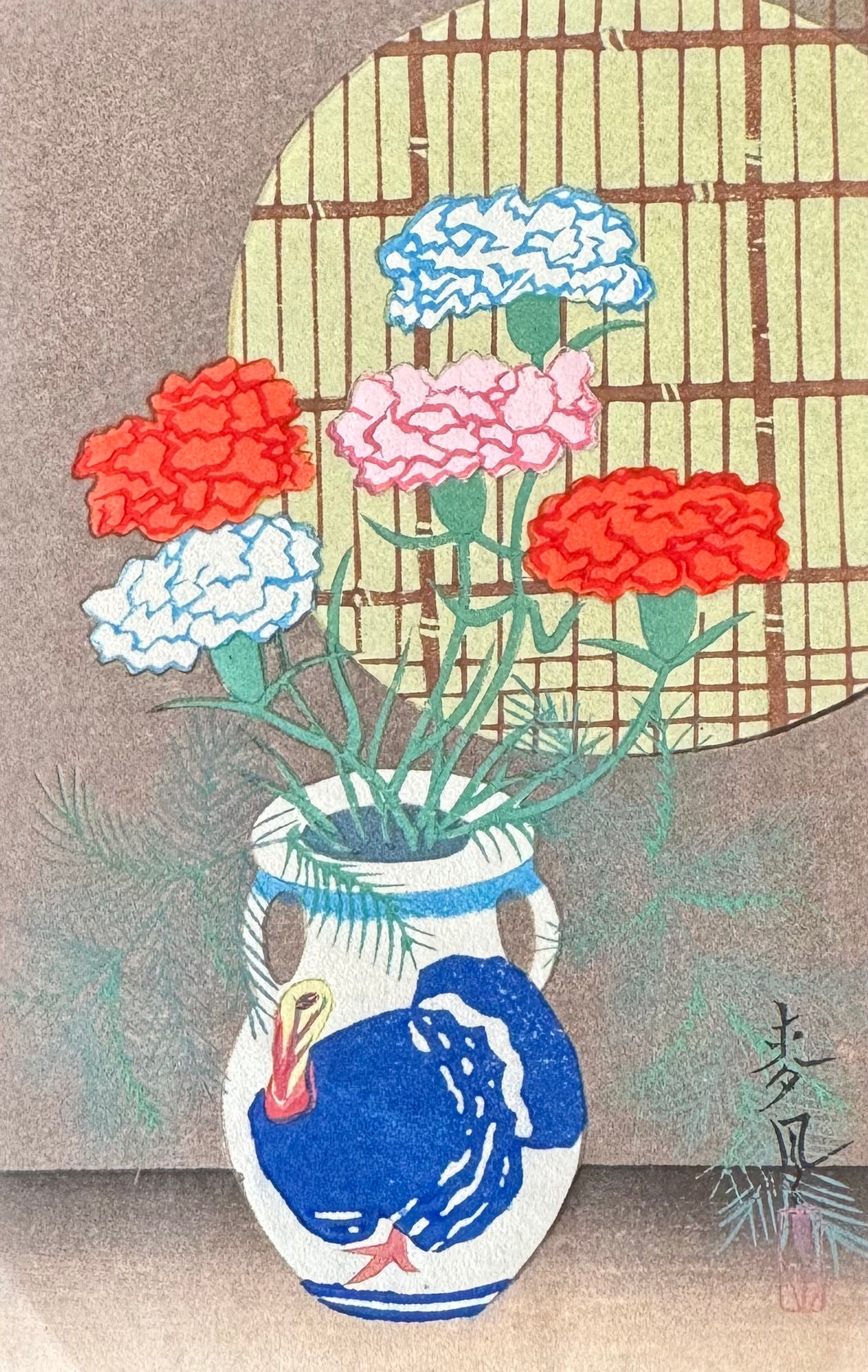 【真作保証】大野麦風　小判２