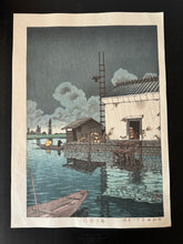 Load image into Gallery viewer, 【Genuine guarantee】 Kawase Hasui, Rain at Ushibori
