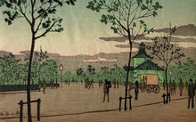 画像をギャラリービューアに読み込む, 【真作保証】井上安治　浅草橋夕景　復刻版
