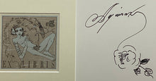 画像をギャラリービューアに読み込む, 【真作保証】宇野亜喜良　蔵書票　サイン
