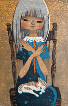 画像をギャラリービューアに読み込む, K.Kawai 　少女とねこ
