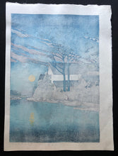 Load image into Gallery viewer, 【Genuine guarantee】Kawase Hasui, Dusk at Itako
