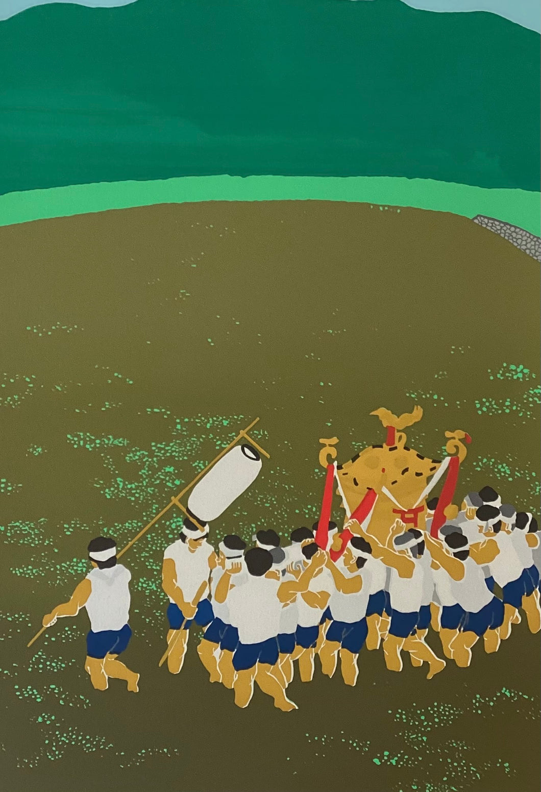 【真作保証】田中正秋　御田祭り 宮崎　