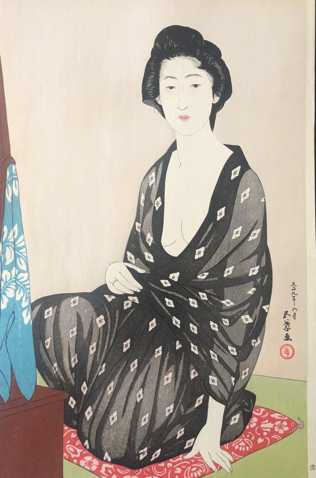 Hashiguchi Goyo woodblock print Reproduction