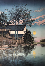 Load image into Gallery viewer, 【Guaranteed genuine】Kawase Hasui,  Dusk at Itako, 1930, Ask Stocks
