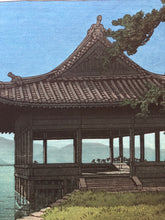 Load image into Gallery viewer, Reserve【Guaranteed genuine】 KAWASE HASUI  Kankai Pavillion, Wakaura beach  
