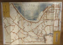 画像をギャラリービューアに読み込む, 古地図　江戸　本芝高輪白金三田之図写　嘉永四年
