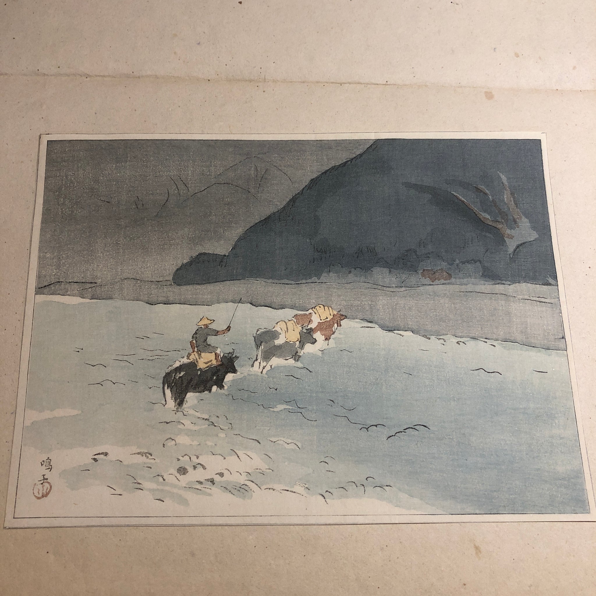 島田柏樹【真作】若松図 平福百穂師事 四条派 帝展日展入選 掛軸24120354 島田柏樹【真作】若松図 平福百穂師事 四条派 帝展日展入選