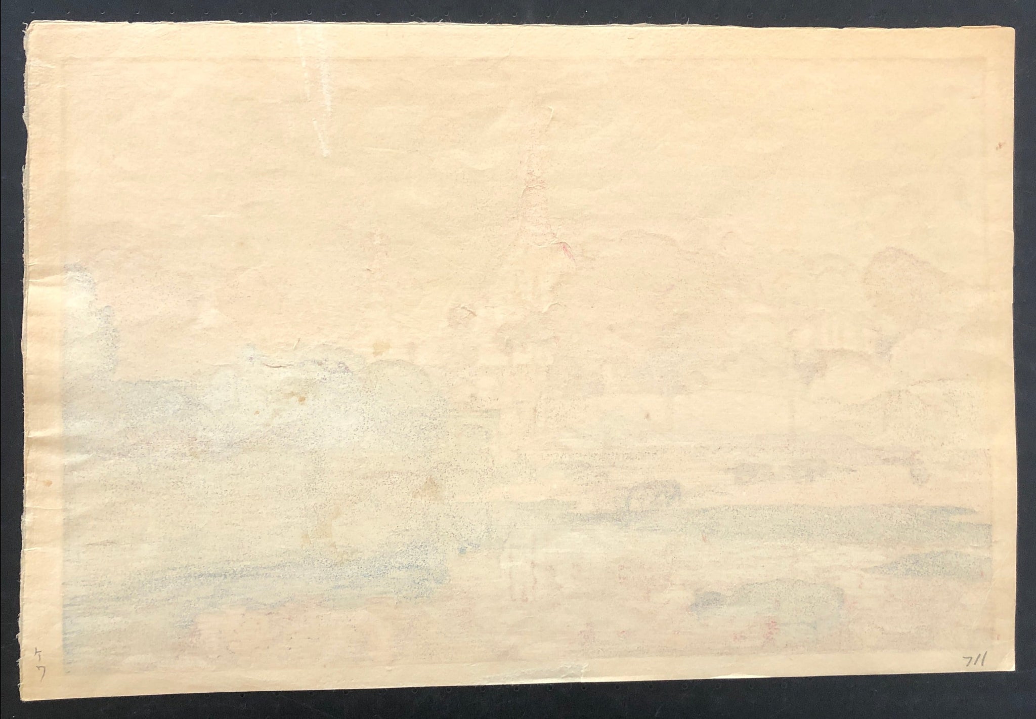 真作保証】吉田 博 ラングーンの金塔 Yoshida Hiroshi Japanese