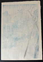 Load image into Gallery viewer, 【Genuine guarante】Kasamatu Shiro, Misty Evening at Shinobazu Pond
