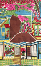 Load image into Gallery viewer, Omocha-e, Toy print (Samurai Residence)
