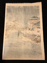 Load image into Gallery viewer, 【Guaranteed genuine】 KAWASE HASUI,  SHINAGAWA  1931
