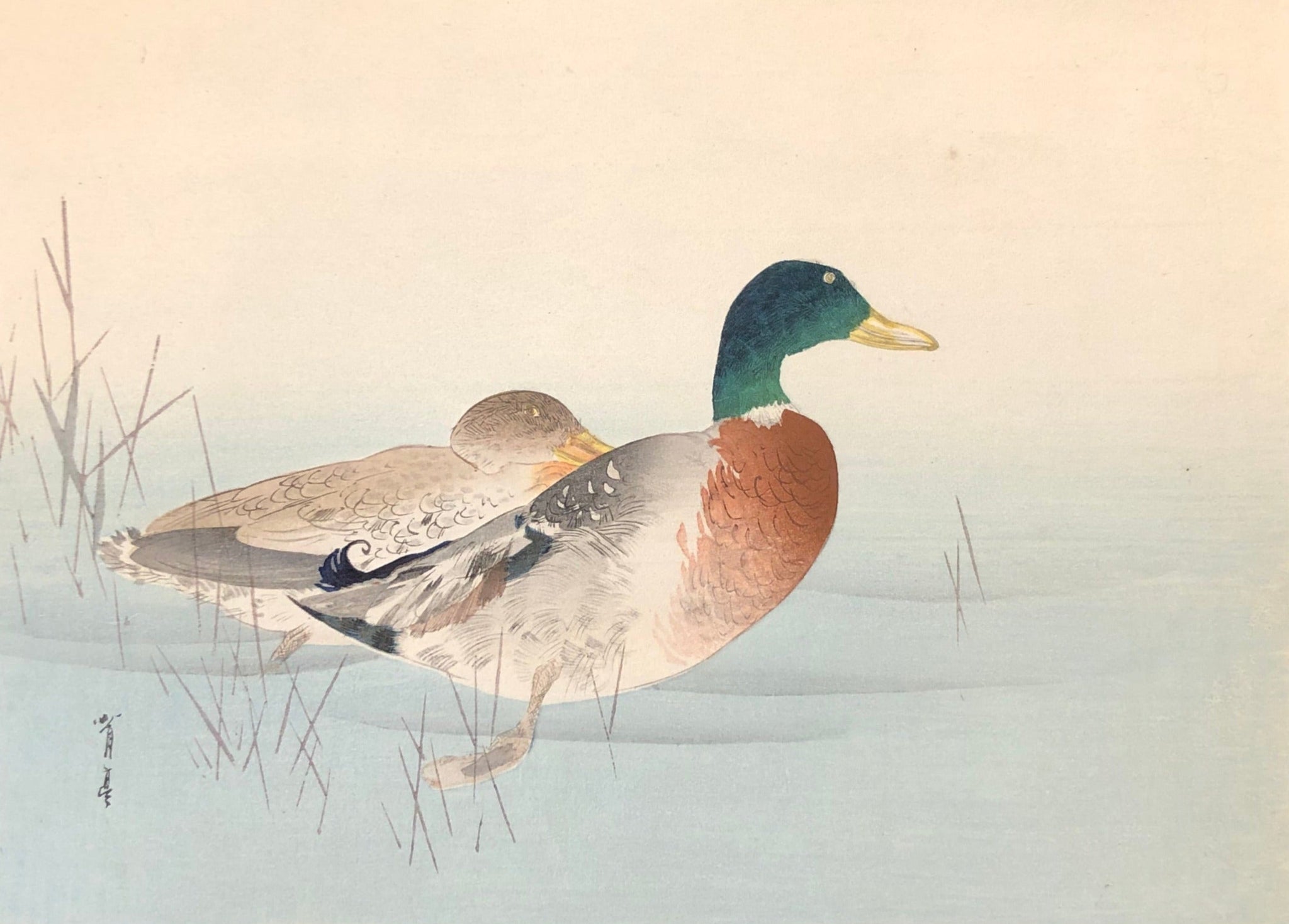 木版画◎木村荘八 桃の節句◎お雛様立雛美品 0080010000332.jpg