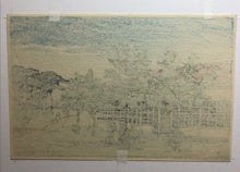 Load image into Gallery viewer, 【Guaranteed genuine】 KAWASE HASUI  Christian school in Ibaraki  card size
