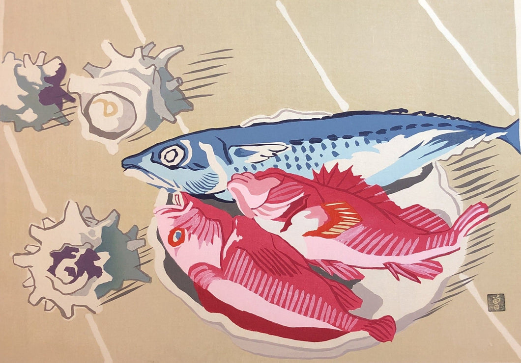Yasui Sotaro  Fish and Turban shell