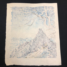 画像をギャラリービューアに読み込む, 【真作保証】杉山修　冬の地藏岳オベリスク
