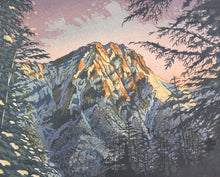 画像をギャラリービューアに読み込む, 【真作保証】杉山修　樹間の赤岳
