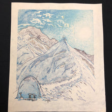 画像をギャラリービューアに読み込む, 【真作保証】杉山修　雪稜登攀
