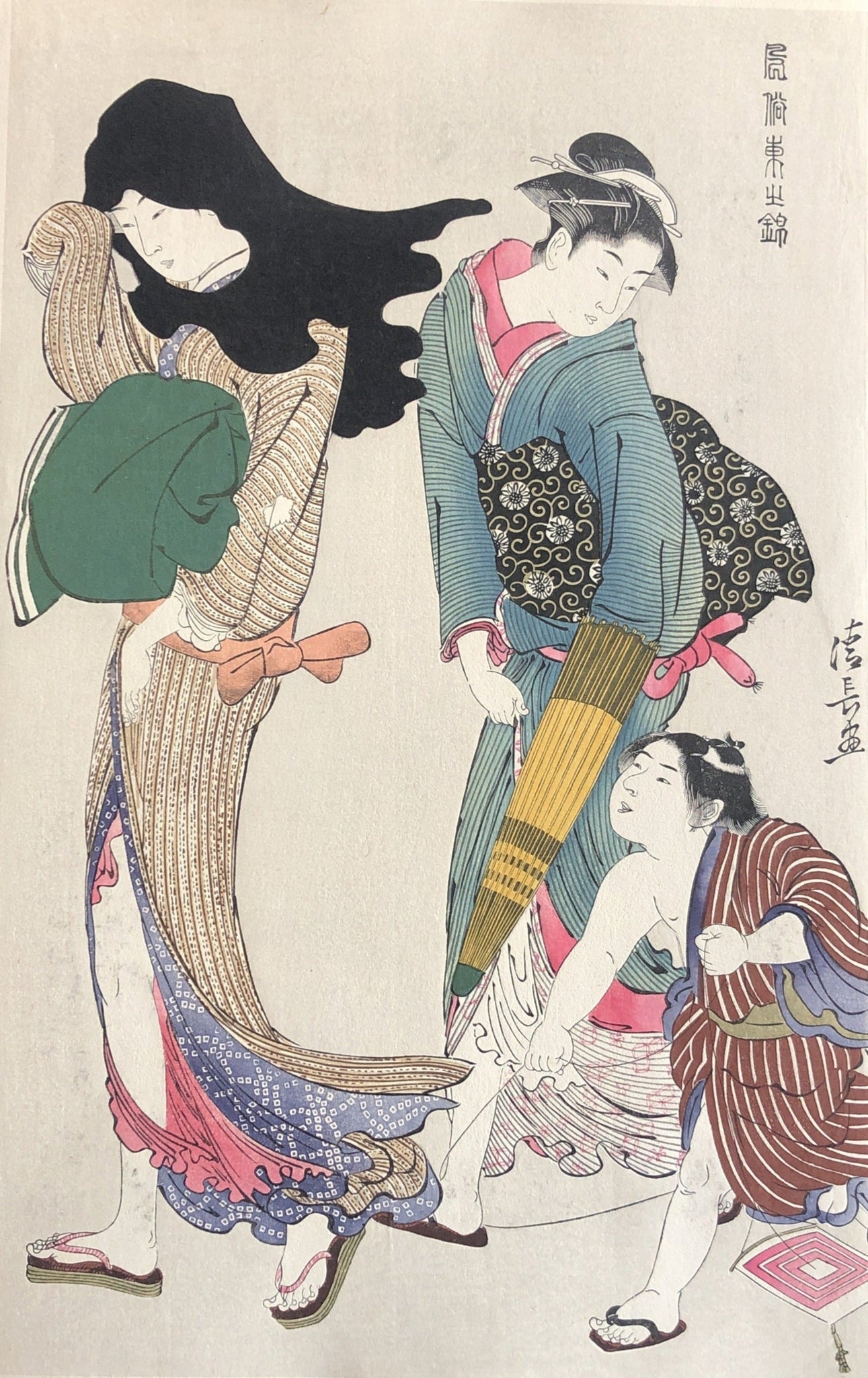 送料無料　全集浮世絵版画　清長　超特大サイズ　六大浮世絵師　鳥居派4代目清長 送料無料 全集浮世絵版画 清長 超特大サイズ 六大浮世絵師 鳥居