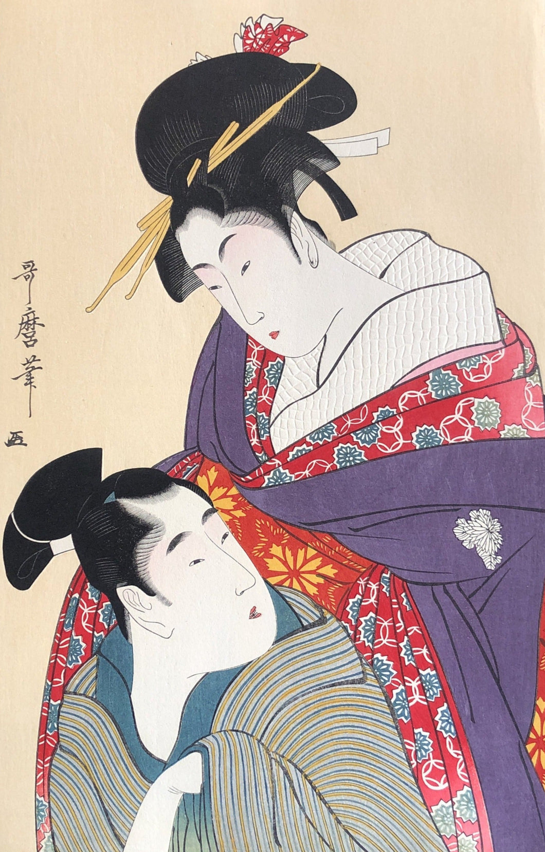 歌麿　復刻　美人画