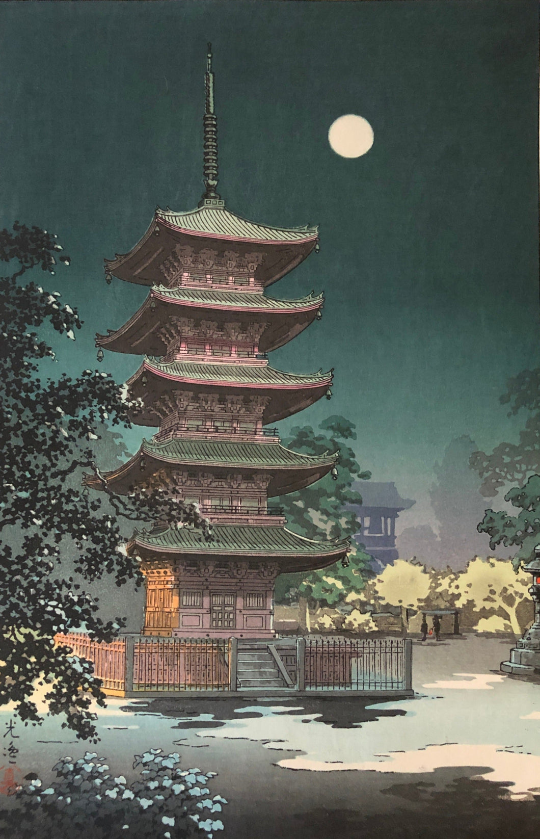 【真作保証】土屋光逸　浅草金龍山　