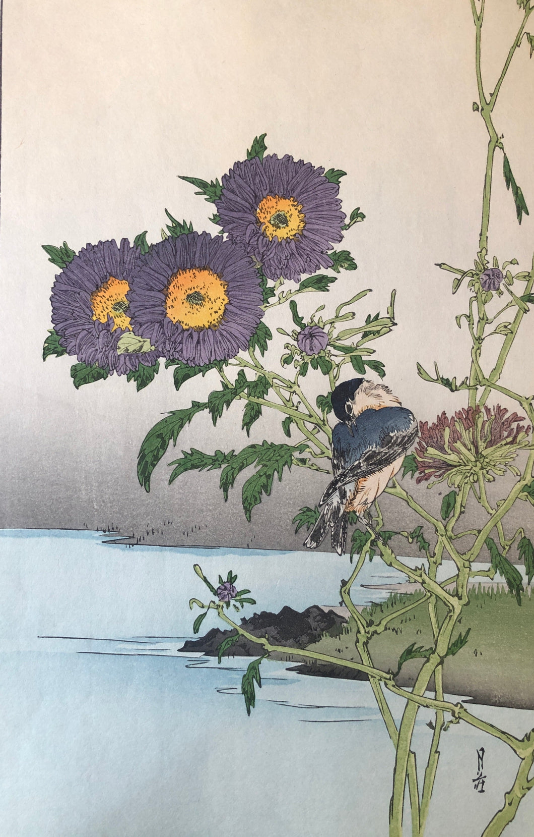 【真作保証】吉本月荘　花鳥画　在庫はお問い合わせ下さい